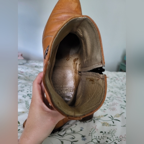 Vintage Hanover Shoe Leather Boots - Picture 9 of 13